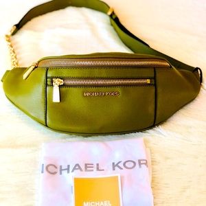 Michael Kors Olive Fanny Pack/ Belt Bag